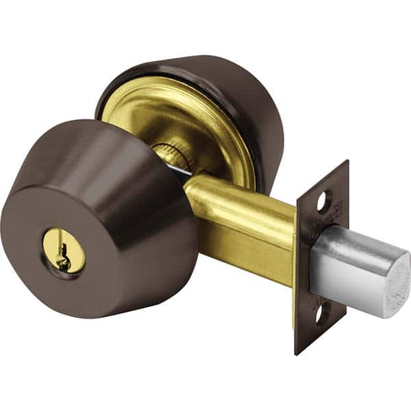 Sargent - Deadbolts Type: Classroom Deadbolt Door Thickness Range: 1-3/8-1-3/4 - Exact Tool & Supply