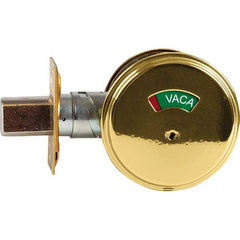 Falcon - Deadbolts Type: Interior Rose Lock Type: Single Cylinder - Exact Tool & Supply