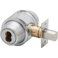 Schlage - Deadbolts Type: Single Cylinder Door Thickness Range: 1-5/8-2 - Exact Tool & Supply