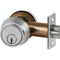 Schlage - Deadbolts Type: Double Cylinder Door Thickness Range: 1-1/2-1-3/4 - Exact Tool & Supply