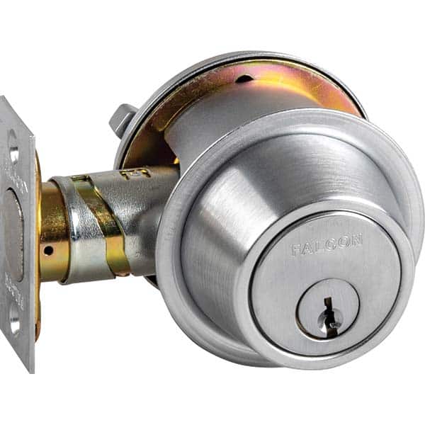 Falcon - Deadbolts Type: Single Cylinder Lock Type: Single Cylinder - Exact Tool & Supply