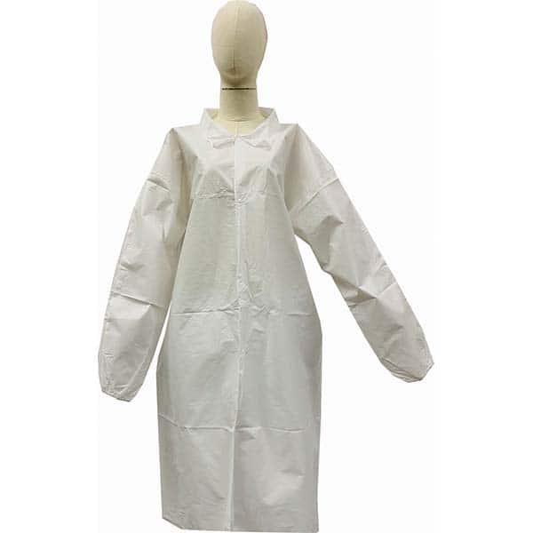 PRO-SAFE - White Lab Coat - Exact Tool & Supply