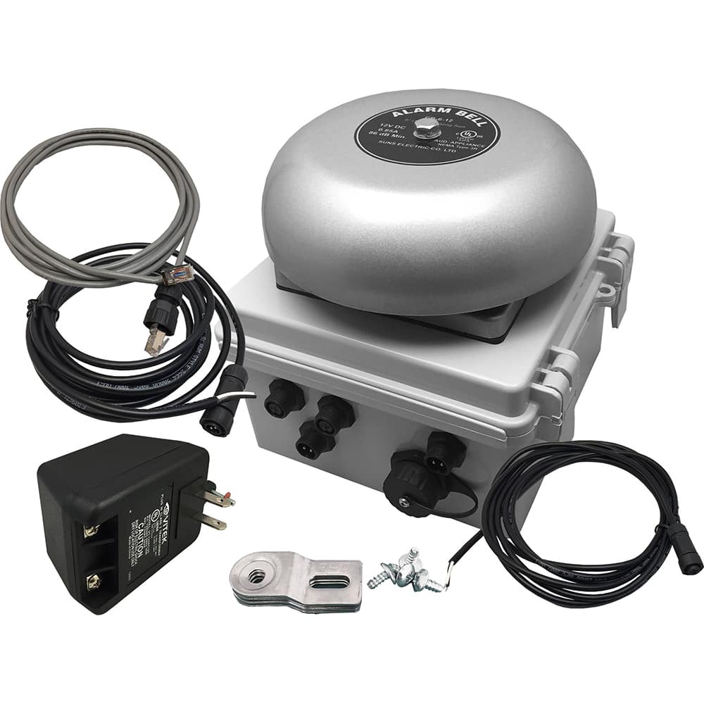 LinorTek - Bells, Horns & Sirens; Type: IP Bell ; Explosion Proof: No ; Vibrating: Yes ; Weatherproof: Yes ; Decibels @ Ten Feet (dB): 88.00 ; Voltage: 12 VAC - Exact Tool & Supply