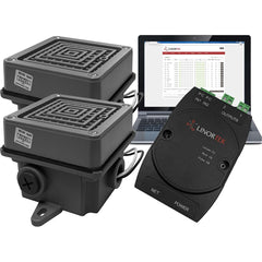 LinorTek - Bells, Horns & Sirens; Type: IP Buzzer ; Explosion Proof: No ; Vibrating: Yes ; Weatherproof: Yes ; Decibels @ Ten Feet (dB): 100.00 ; Voltage: 12 or 24 - Exact Tool & Supply