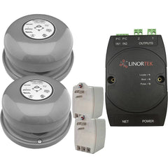 LinorTek - Bells, Horns & Sirens; Type: IP Bell ; Explosion Proof: No ; Vibrating: Yes ; Weatherproof: Yes ; Decibels @ Ten Feet (dB): 92.00 ; Voltage: 12-24V AC/DC - Exact Tool & Supply