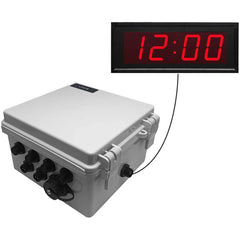 LinorTek - Bells, Horns & Sirens; Type: IP Bell Timer Clock ; Explosion Proof: No ; Vibrating: Yes ; Weatherproof: Yes ; Decibels @ Ten Feet (dB): 0-110 ; Voltage: 12 VAC - Exact Tool & Supply