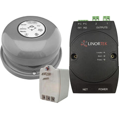 LinorTek - Bells, Horns & Sirens; Type: IP Bell ; Explosion Proof: No ; Vibrating: Yes ; Weatherproof: Yes ; Decibels @ Ten Feet (dB): 92.00 ; Voltage: 12-24V AC/DC - Exact Tool & Supply