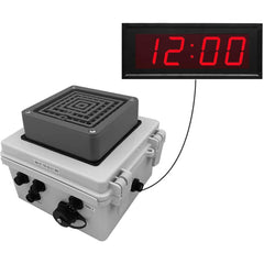 LinorTek - Bells, Horns & Sirens; Type: IP Buzzer Clock ; Explosion Proof: No ; Vibrating: Yes ; Weatherproof: Yes ; Decibels @ Ten Feet (dB): 100.00 ; Voltage: 24 VAC - Exact Tool & Supply