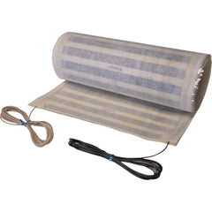 QuietWarmth - Heat Blankets; Type: Floor Heating Mat ; Shape: Rectangular ; Wattage: 80.000 ; Length (Inch): 60 ; Width (Inch): 36 ; Material: Carbon Ink - Exact Tool & Supply