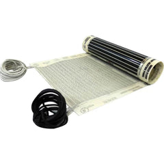 QuietWarmth - Heat Blankets; Type: Floor Heating Mat ; Shape: Rectangular ; Wattage: 100.000 ; Length (Inch): 120 ; Width (Inch): 17 ; Material: Carbon Ink - Exact Tool & Supply