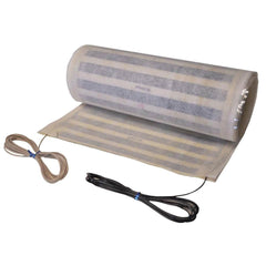 QuietWarmth - Heat Blankets; Type: Floor Heating Mat ; Shape: Rectangular ; Wattage: 360.000 ; Length (Inch): 120 ; Width (Inch): 36 ; Material: Carbon Ink - Exact Tool & Supply