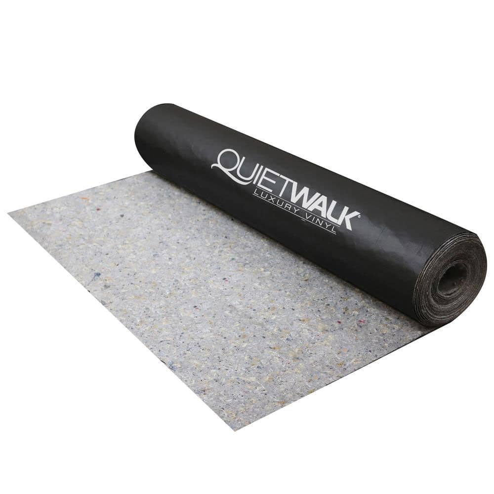 QuietWalk - Felt Sheets; Material: Recycled Fiber ; Thickness (Decimal Inch): 0.0710 ; Width (Inch): 72.0000 ; Length Type: Long ; Length (Inch): 720 ; Density (Lb./Sq. Yd.): 18.28 - Exact Tool & Supply