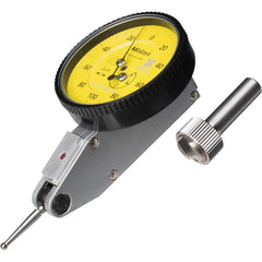 Mitutoyo - 0 to 0.0315", 0.000100" Graduation, Horizontal Dial Test Indicator - Exact Tool & Supply