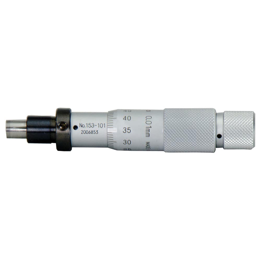 Mitutoyo - Mechanical Micrometer Heads; Minimum Measurement (Inch): 0.0000 ; Minimum Measurement (Decimal Inch): 0.0000 ; Minimum Measurement (mm): 0 ; Maximum Measurement (mm): 15.00 ; Thimble Diameter (mm): 15.30 ; Digital Counter: No - Exact Tool & Supply