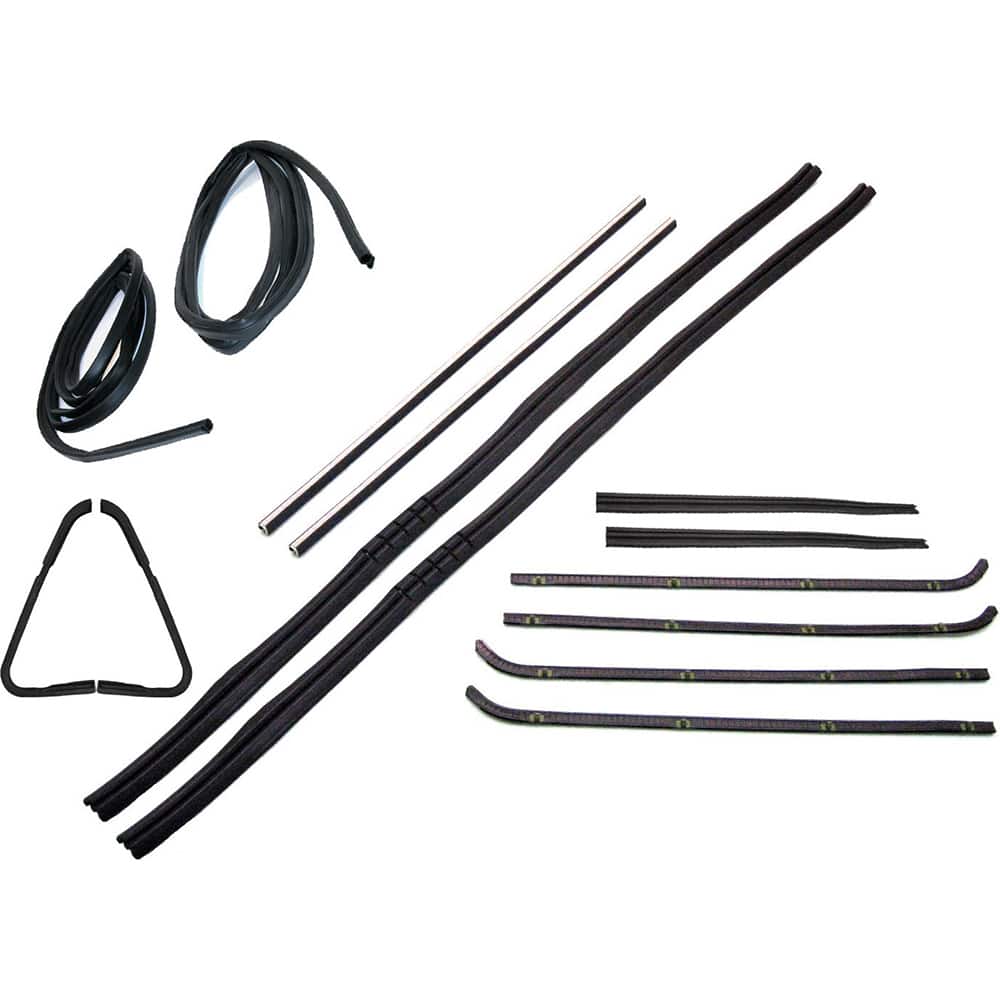 Fairchild Industries - Automotive Replacement Parts; Type: Belt; Channel; Door Seal; Vent Window Seal Kit ; Application: 1964-1966 Chevrolet Chevrolet Fullsize Pickup Belt, Channel,Door Seal, Vent Window Seal Kit - Exact Tool & Supply