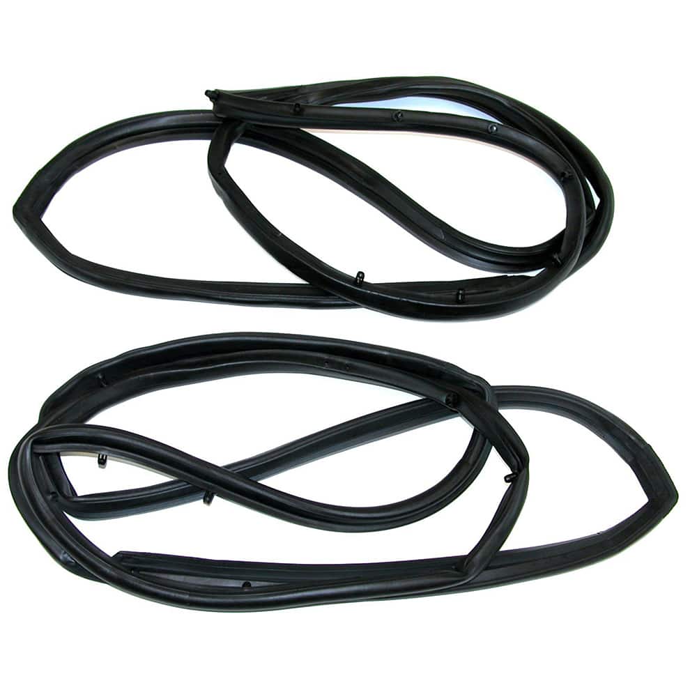 Fairchild Industries - Automotive Replacement Parts; Type: Door Seal Kit ; Application: 1976-1986 Jeep Classic Jeep (CJ) Door Seal Kit replaces OEM# 55176223; 55176222 - Exact Tool & Supply