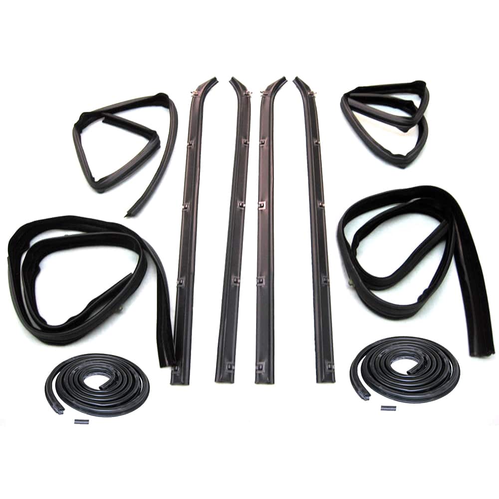 Fairchild Industries - Automotive Replacement Parts; Type: Belt Weatherstrip; Window Channel Kit ; Application: 1980-1993 Dodge Full Size Pickup Belt, Channel, Seal Kit replaces OEM# 4161678; 4161679; 4354047; 4083831; 55023781 - Exact Tool & Supply