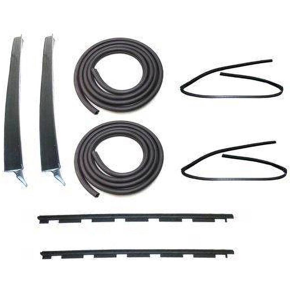 Fairchild Industries - Automotive Replacement Parts; Type: Belt Weatherstrip; Window Channel Kit ; Application: 1988-2000 GMC Pickup Truck 1500 / 2500 / 3500 Belt, Channel, Seal Kit replaces OEM# 15001925; 15001926; 15991406; 15991405; 15735502; 15704112 - Exact Tool & Supply