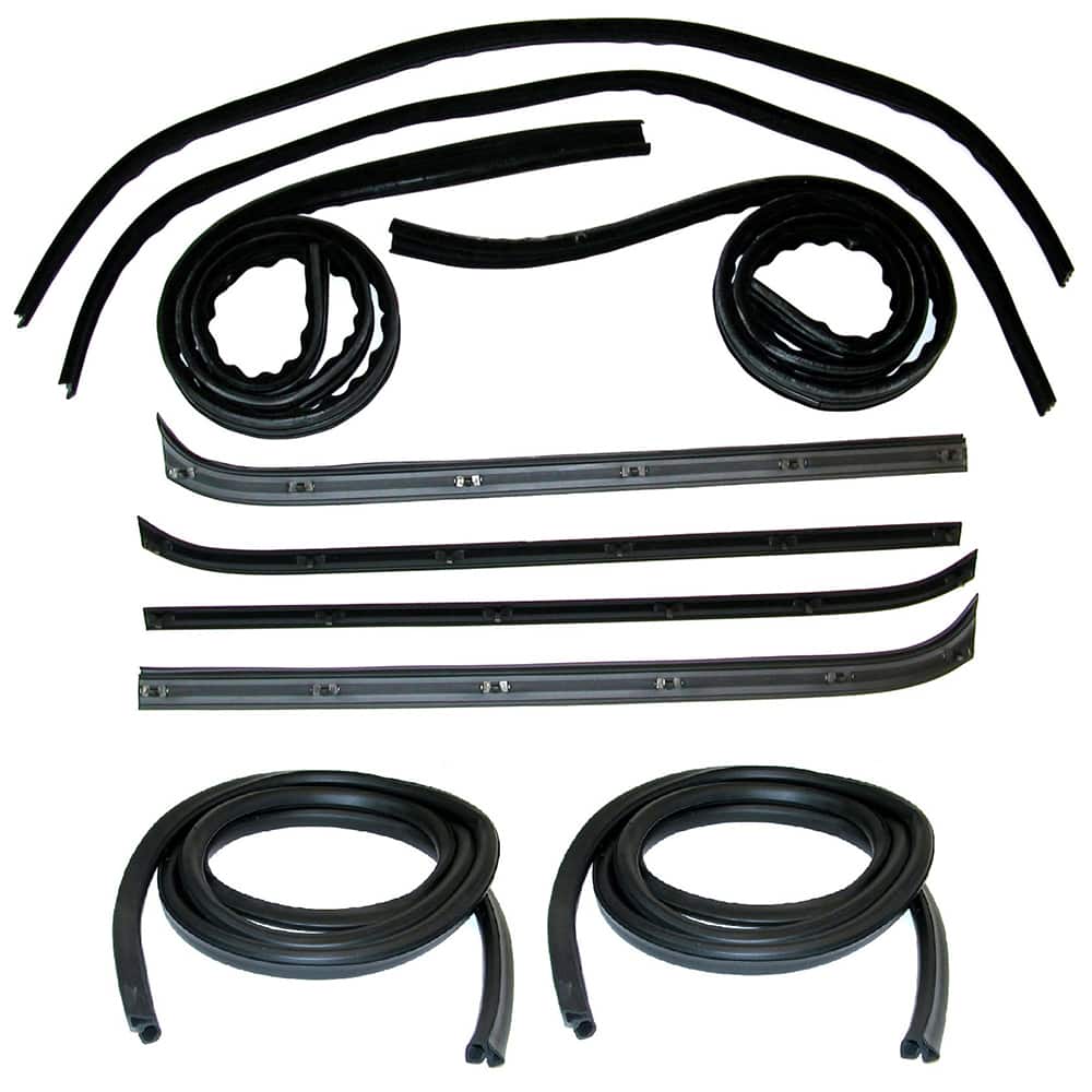 Fairchild Industries - Automotive Replacement Parts; Type: Belt Weatherstrip--Window Channel--Door Seal Kit ; Application: 1973-1979 Ford F-Series, Full Size Pickup Belt, Channel, Seal Kit replaces OEM# D3TZ1021546A; D8TZ1021536A; D7TZ1021453A; D7TZ10214 - Exact Tool & Supply