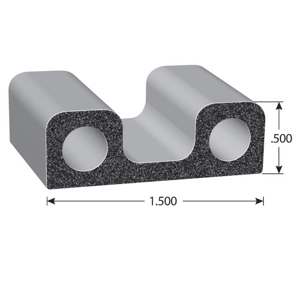 Fairchild Industries - Automotive Replacement Parts; Type: Rubber Seal ; Application: EPDM Sponge rubber seal with PSA Tape - Exact Tool & Supply