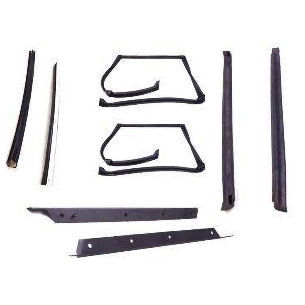 Fairchild Industries - Automotive Replacement Parts; Type: T-Top Seal Kit ; Application: 82-92 Chevrolet Camaro 8 pc T-Top Seal Kit (plastic drip rails) replaces OEM# 10198353; 10198352; 10165495; 10165494; 10165496; 10165496; 10198231; 10198230; 2062361 - Exact Tool & Supply