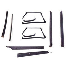 Fairchild Industries - Automotive Replacement Parts; Type: T-Top Seal Kit ; Application: 82-92 Chevrolet Camaro 8 pc T-Top Seal Kit (plastic drip rails) replaces OEM# 10198353; 10198352; 10165495; 10165494; 10165496; 10165496; 10198231; 10198230; 2062361 - Exact Tool & Supply
