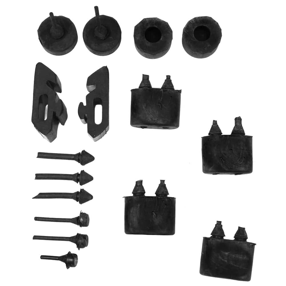 Fairchild Industries - Automotive Replacement Parts; Type: Rubber Bumper Kit ; Application: 1967-1968 Chevrolet Camaro Rubber Bumper Kit - Exact Tool & Supply
