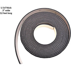 Fairchild Industries - Automotive Replacement Parts; Type: Foam Tape ; Application: 1966-1968 Ford Mustang Convertible Foam Tape Top, On Frame, On Weatherstrip - Exact Tool & Supply