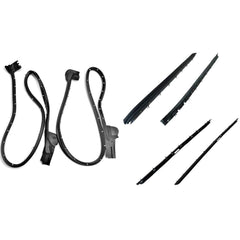 Fairchild Industries - Automotive Replacement Parts; Type: Door Seal & Belt Weatherstrip Kit ; Application: 1990-1996 Chevrolet Corvette Door Seal & Belt Weatherstrip Kit replaces OEM# 10245645 10245646 10199731 10199732 10269865 10269866 - Exact Tool & Supply