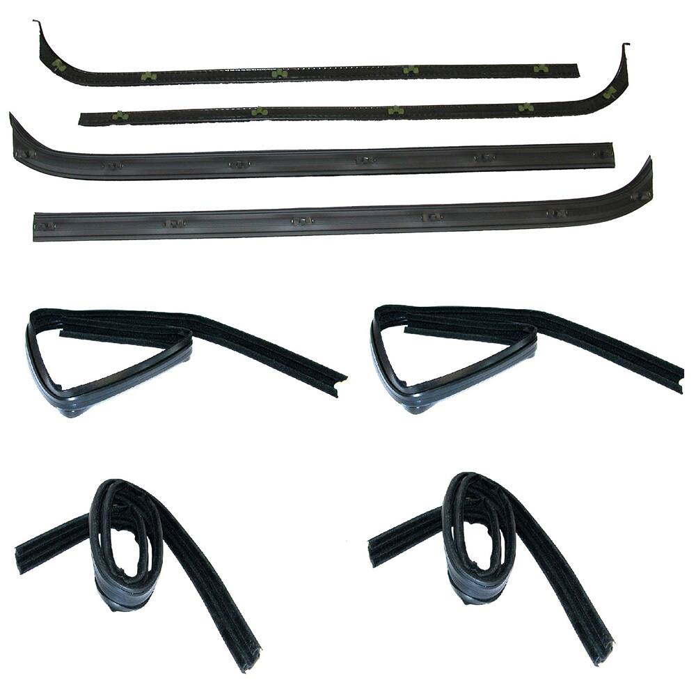 Fairchild Industries - Automotive Replacement Parts; Type: Belt Weatherstrip--Window Channel Kit ; Application: 1971-1972 Ford F-Series, Full Size Pickup Belt, Channel Kit replaces OEM# D0HZ8021508A; C7TZ8121546A; C7TZ8121453A; C7TZ8121452A; F01390143; F - Exact Tool & Supply