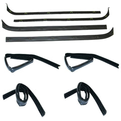 Fairchild Industries - Automotive Replacement Parts; Type: Belt Weatherstrip--Window Channel Kit ; Application: 1971-1972 Ford F-Series, Full Size Pickup Belt, Channel Kit replaces OEM# D0HZ8021508A; C7TZ8121546A; C7TZ8121453A; C7TZ8121452A; F01390143; F - Exact Tool & Supply