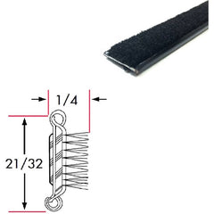 Fairchild Industries - Automotive Replacement Parts; Type: Belt Weatherstrip ; Application: Beltline Without Stainless Steel Bead Flexible Polypropylene Pile Lining Rubber Covered, 48 In. - Exact Tool & Supply