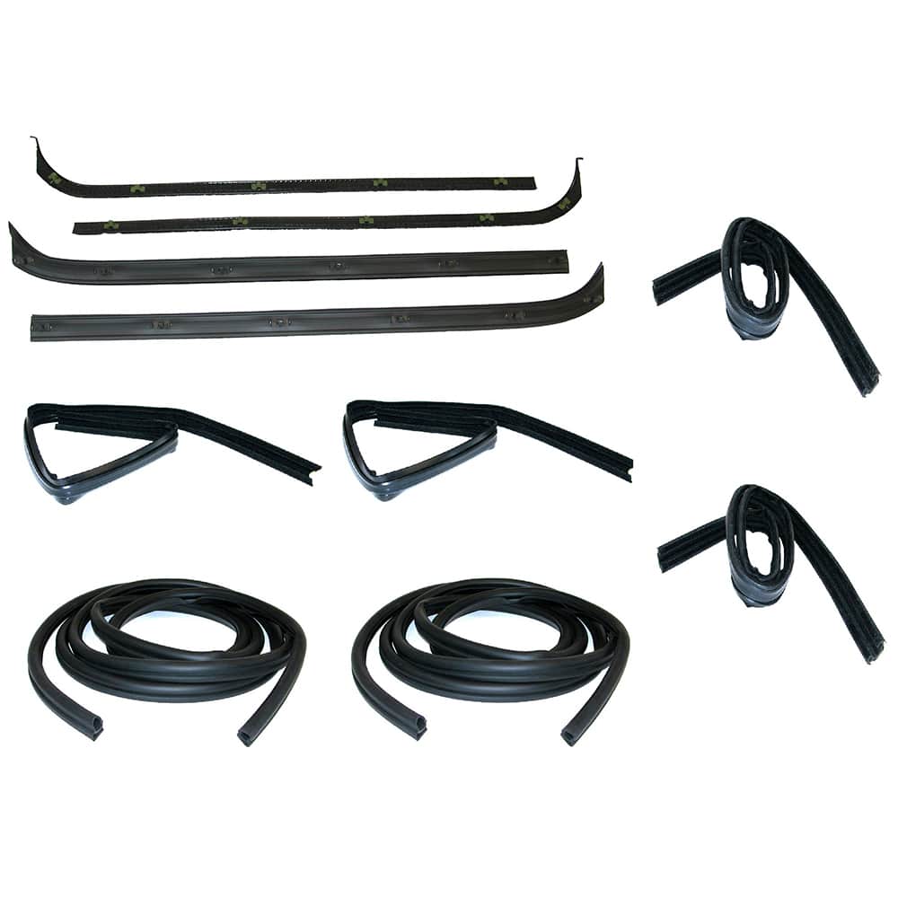 Fairchild Industries - Automotive Replacement Parts; Type: Belt Weatherstrip--Window Channel--Door Seal Kit ; Application: 1971-1972 Ford F-Series, Full Size Pickup Belt, Channel, Seal Kit replaces OEM# D0HZ8021508A; C7TZ8121546A; C7TZ8121453A; C7TZ81214 - Exact Tool & Supply