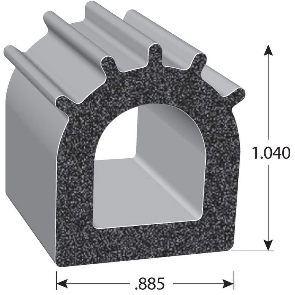 Fairchild Industries - Automotive Replacement Parts; Type: Rubber Seal ; Application: EPDM Sponge rubber seal with PSA Tape - Exact Tool & Supply