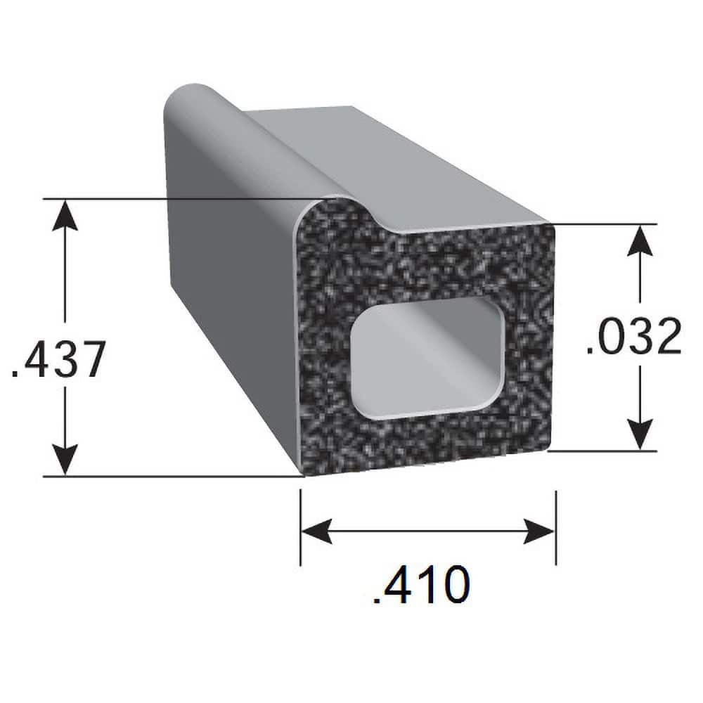 Fairchild Industries - Automotive Replacement Parts; Type: Rubber Seal ; Application: EPDM Sponge rubber seal with PSA Tape - Exact Tool & Supply