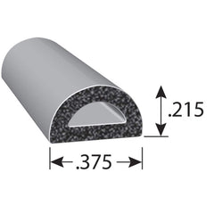Fairchild Industries - Automotive Replacement Parts; Type: Rubber Seal ; Application: EPDM Sponge rubber seal with PSA Tape - Exact Tool & Supply