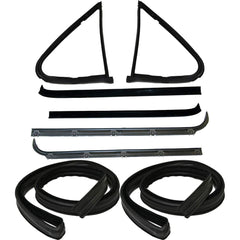 Fairchild Industries - Automotive Replacement Parts; Type: 8 pc Belt Weatherstrip; Vent Window Seal; Window Channel Kit ; Application: 1980-1986 Ford Bronco/Fullsize Truck 8 pc Belt Weatherstrip, Door Seal, Vent Window Seal,Window Channel Kit replaces OE - Exact Tool & Supply