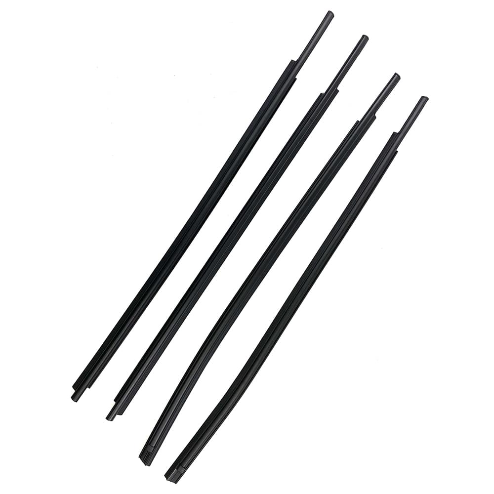 Fairchild Industries - Automotive Replacement Parts; Type: Outer Belt Weatherstrip 4 pc Kit- Front & Rear ; Application: 07-15 Toyota Tundra Crew Cab - Exact Tool & Supply