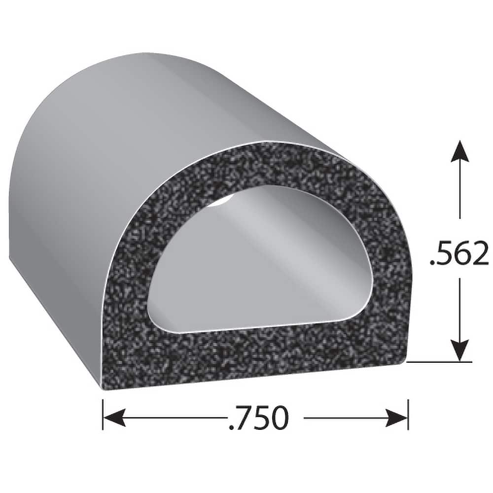 Fairchild Industries - Automotive Replacement Parts; Type: Rubber Seal ; Application: EPDM Sponge rubber seal with PSA Tape - Exact Tool & Supply