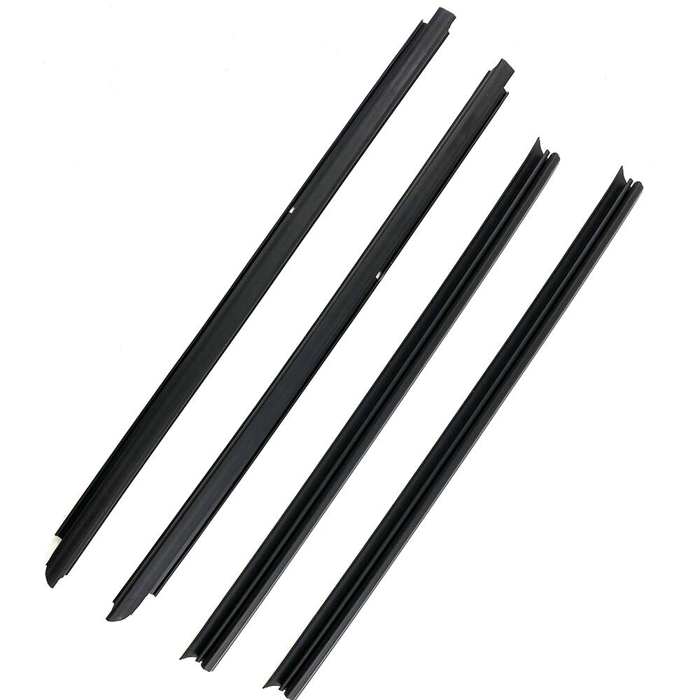 Fairchild Industries - Automotive Replacement Parts; Type: Front Inner & Outer Belt Weatherstrip 4 pc Kit ; Application: 2007-2018 Jeep Wrangler (ALL) Front Belt Weatherstrip 4 pc Kit OEM#: 55395269AD; 55395268AD; 55395715AB replaces OEM# 55395269AD; 553 - Exact Tool & Supply