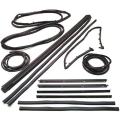 Fairchild Industries - Automotive Replacement Parts; Type: Weatherstrip Kit ; Application: 1987-1995 Jeep Wrangler Weatherstrip Kit replaces OEM# J5457057; J8134851; J5459645; J5459644; J5762385; J5762384; 55176223; 55176222; 55009742; 55175778; 55134655 - Exact Tool & Supply