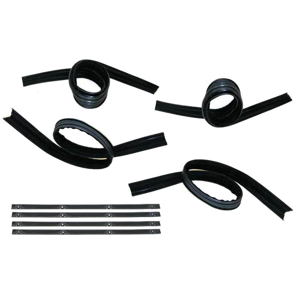 Fairchild Industries - Automotive Replacement Parts; Type: Belt Weatherstrip--Window Channel Kit ; Application: 1970-1997 Dodge Full Size Van Belt, Channel Kit replaces OEM# 3899564; 4082007; 4082009 - Exact Tool & Supply