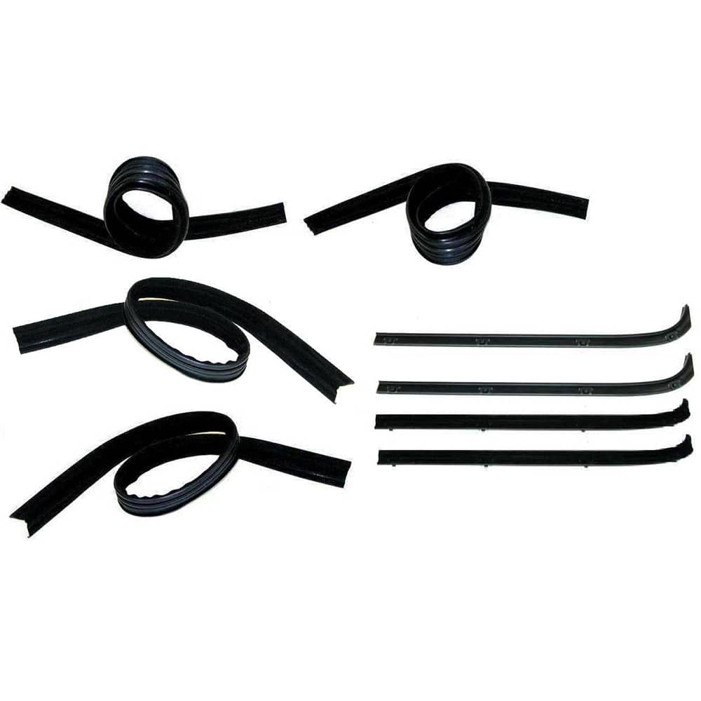 Fairchild Industries - Automotive Replacement Parts; Type: Belt Weatherstrip--Window Channel Kit ; Application: 1980-1997 Dodge Full Size Van Belt, Channel Kit replaces OEM# 4082007; 4082009; 4161675; 4161674 - Exact Tool & Supply
