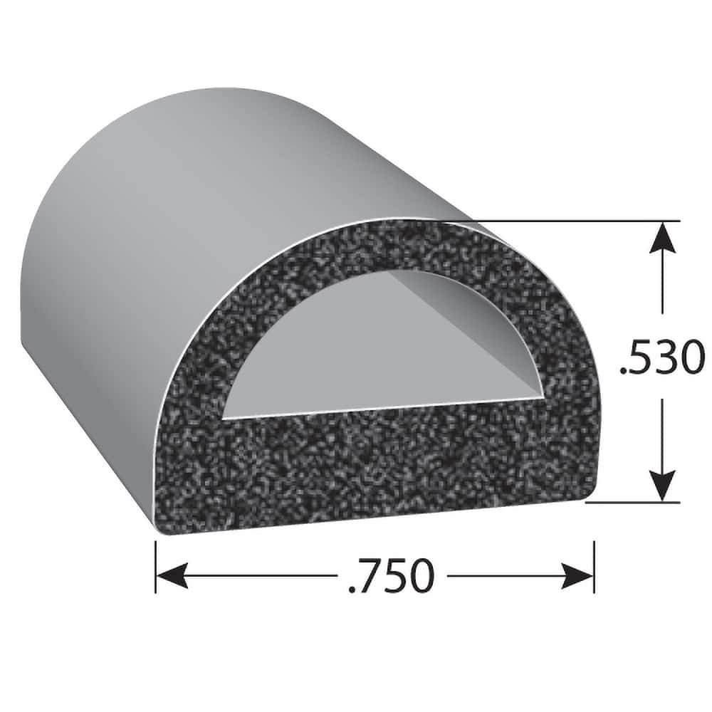 Fairchild Industries - Automotive Replacement Parts; Type: Rubber Seal ; Application: EPDM Sponge rubber seal with PSA Tape - Exact Tool & Supply