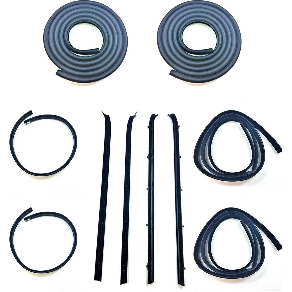 Fairchild Industries - Automotive Replacement Parts; Type: Belt Weatherstrip--Window Channel--Door Seal Kit ; Application: 1973-1980 Chevrolet C/K Truck Belt, Channel, Seal Kit replaces OEM# 470433; 470434; 14027775; 14027776; 14027778; 14027777; 1552276 - Exact Tool & Supply