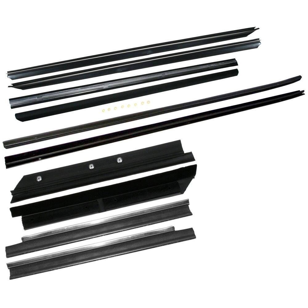 Fairchild Industries - Automotive Replacement Parts; Type: Belt Weatherstrip Kit; Convertible T-Top ; Application: 1987-88 Ford Mustang Belt Weatherstrip Kit replaces OEM# F1ZZ6121453A; F1ZZ6121452A; E3ZZ7630619B; E3ZZ7630618B; E3ZZ7629745A; E3ZZ7629744A - Exact Tool & Supply
