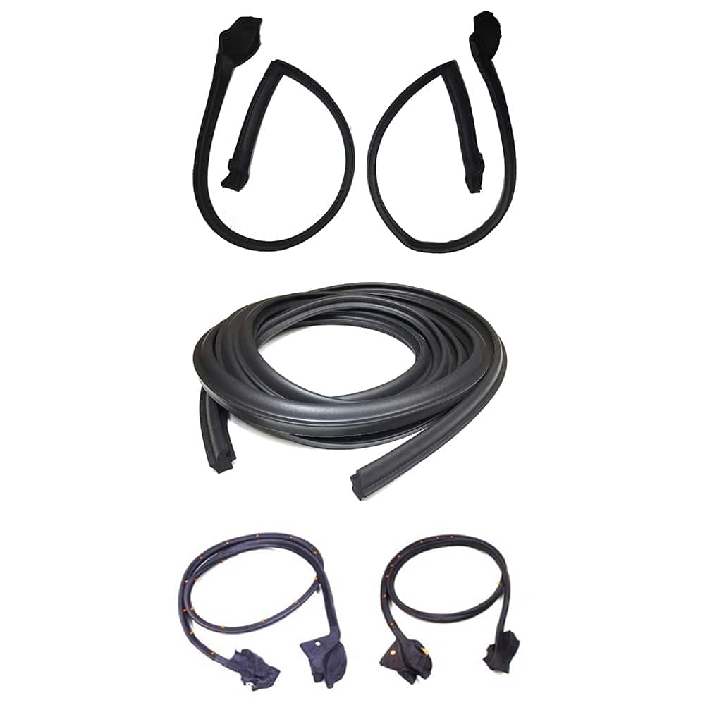 Fairchild Industries - Automotive Replacement Parts; Type: Roof Rail; Door & Trunk Seal Kit ; Application: 1970-1981 Chevrolet Camaro; Roof Rail, Door & Trunk Seal Kit replaces OEM# 9858880; 9858881; 9868431; 9868430; 9825829 - Exact Tool & Supply