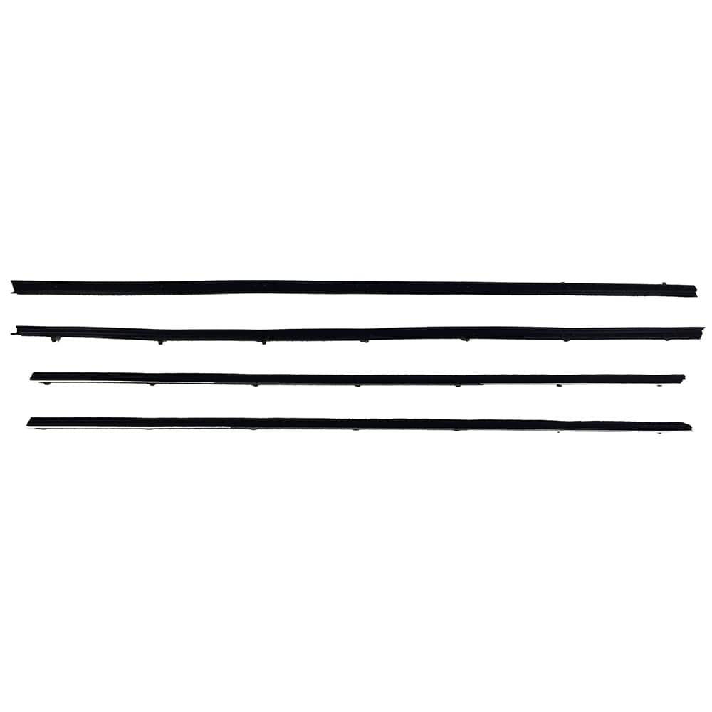 Fairchild Industries - Automotive Replacement Parts; Type: Belt Weatherstrip Kit ; Application: 1967-1968 Ford Mustang Belt Weatherstrip Kit replaces OEM# C7ZZ 6521457A; C7ZZ 6521456A; C7ZZ 6521453A; C7ZZ 6521452A - Exact Tool & Supply