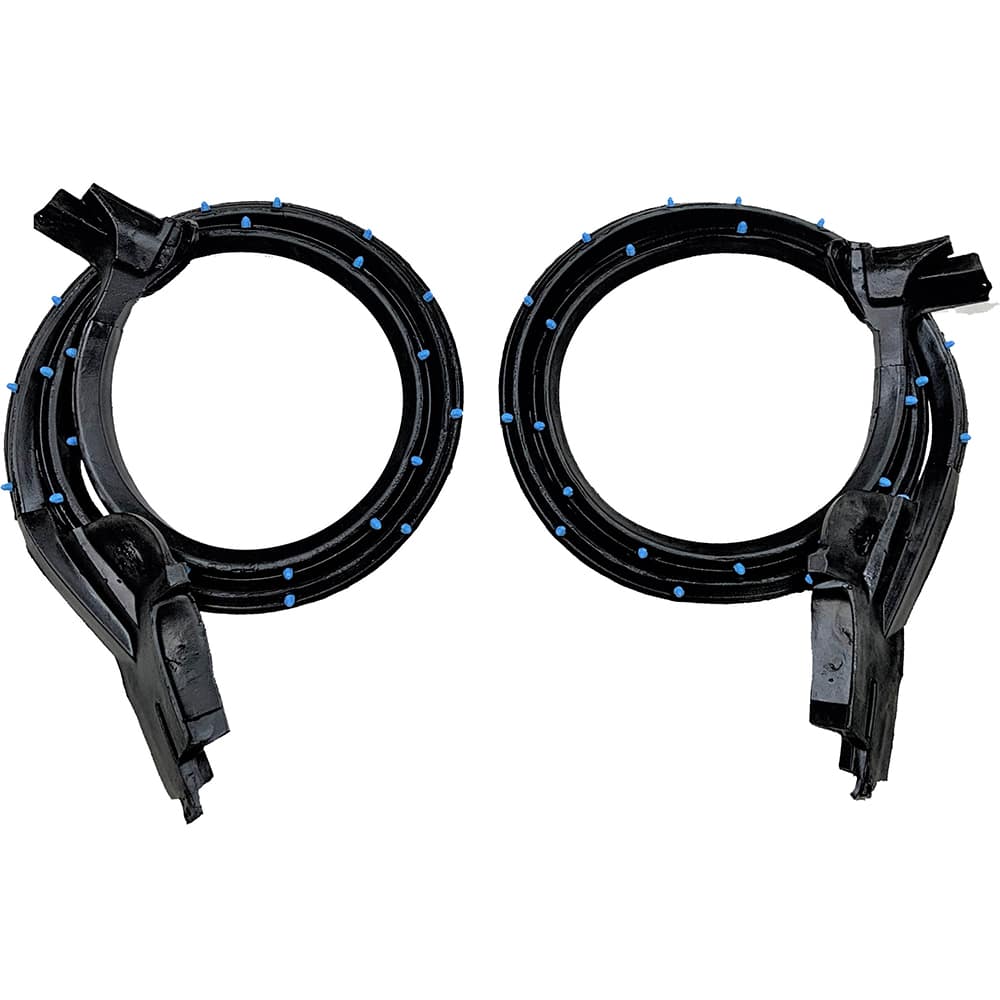 Fairchild Industries - Automotive Replacement Parts; Type: Door Seal Kit ; Application: 1984-1989 Chevy Corvette Latex Door Seal Kit, OEM# 17986019, 17986020 replaces OEM# 17986019; 17986020 - Exact Tool & Supply