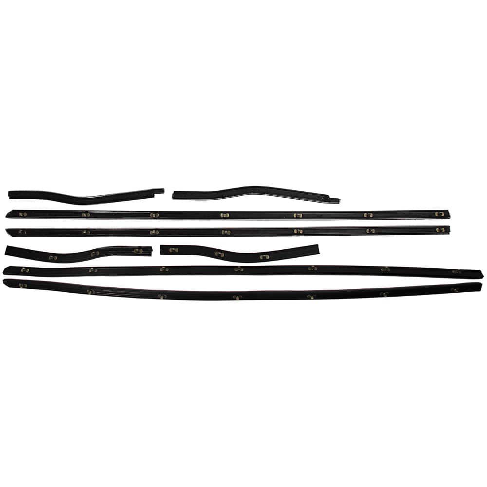 Fairchild Industries - Automotive Replacement Parts; Type: Belt Weatherstrip Kit ; Application: 1967-1968 Ford Mustang Belt Weatherstrip Kit replaces OEM# C7ZZ 6521457A; C7ZZ 6521456A; C7ZZ 6521453A; C7ZZ 6521452A; C7ZZ 6529745A; C7ZZ 6529744A; C7ZZ 6529 - Exact Tool & Supply